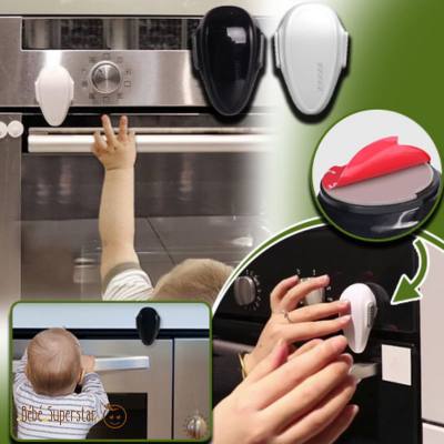 bloque porte de four blanc ou noir