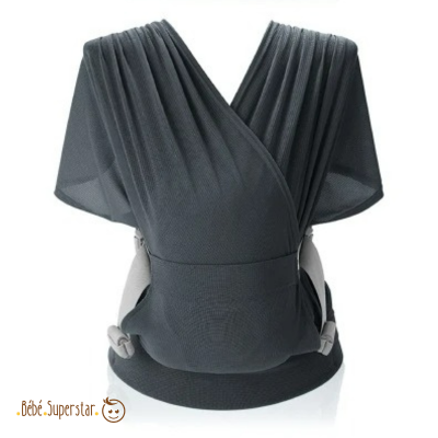 Porte bébé ergonomique echarpe noir