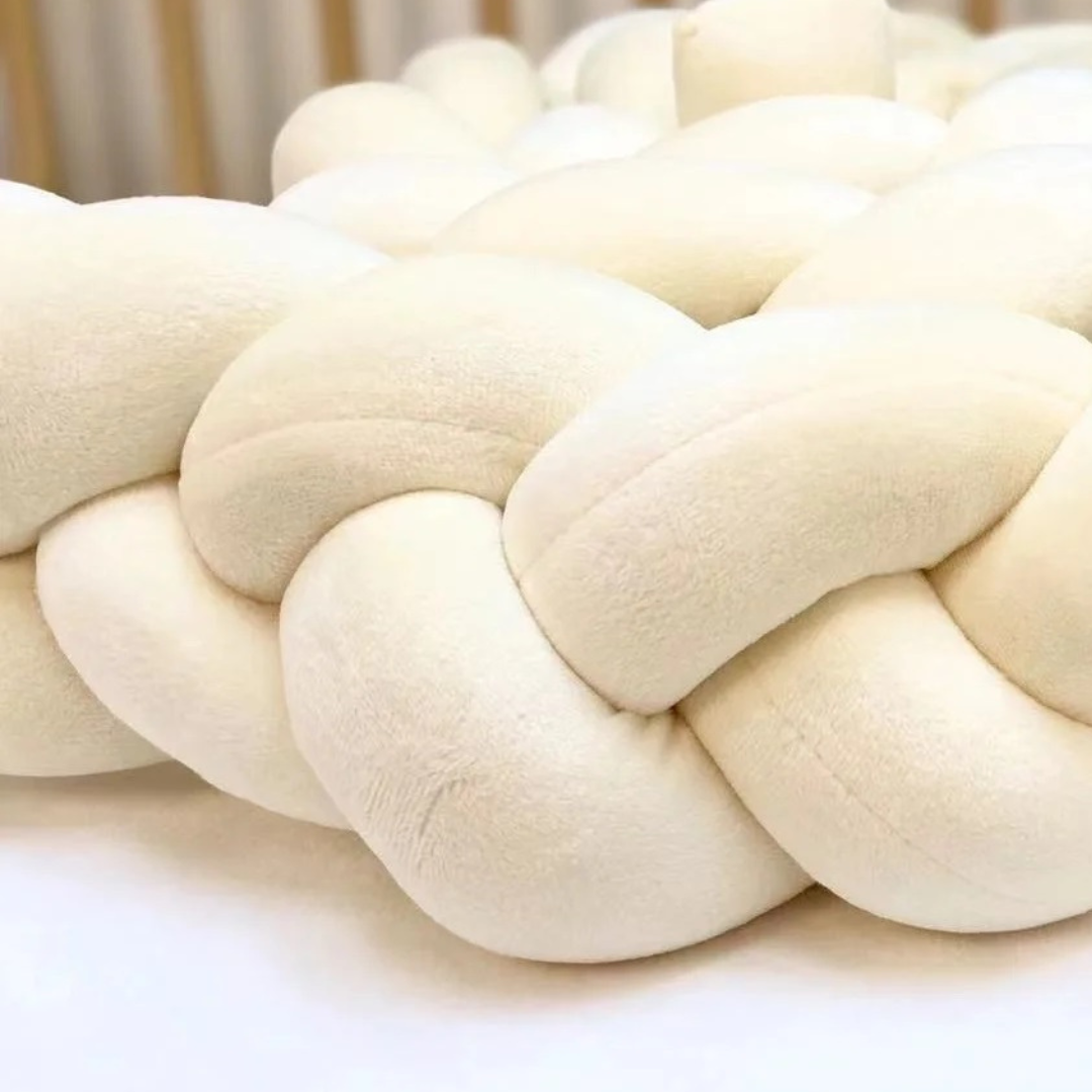 tresse de lit couleur blanc