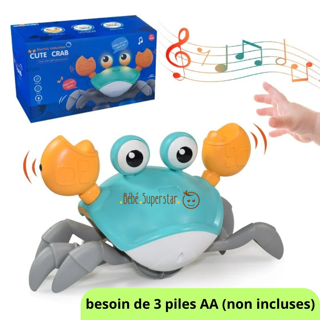 Crabe Joueur™ Le jouet éducatif pour Bébé. - Bébé Superstar