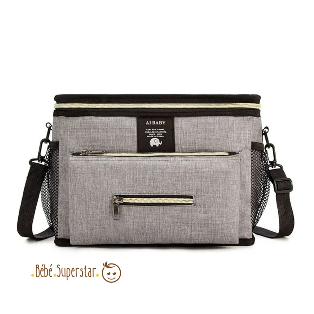 sac a langer etanche gris
