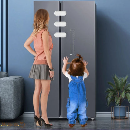 Bloque Porte de meuble blanc - s"curité bébé
