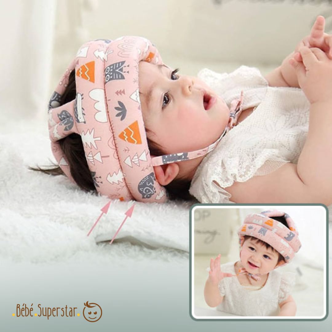 Casque anti chute Bébé - Bébé Superstar - Casque de protection bébé