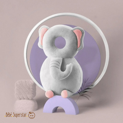 Coussin Antichute pour Bébé -Bébé Superstar -motif Elephant
