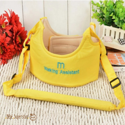 Harnais de Marche Bebe-Trotteur-Jaune