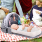 lit de voyage bébé pliable avec hochet