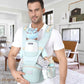 porte bebe ergonomique kangourou 2 en 1 vert 

