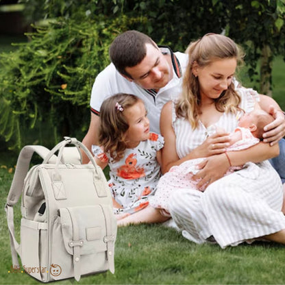 sac a langer gris clair portable