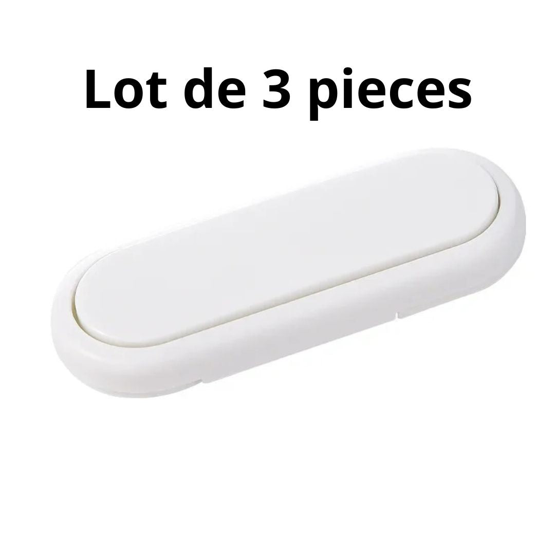 bloque porte de placard blanc