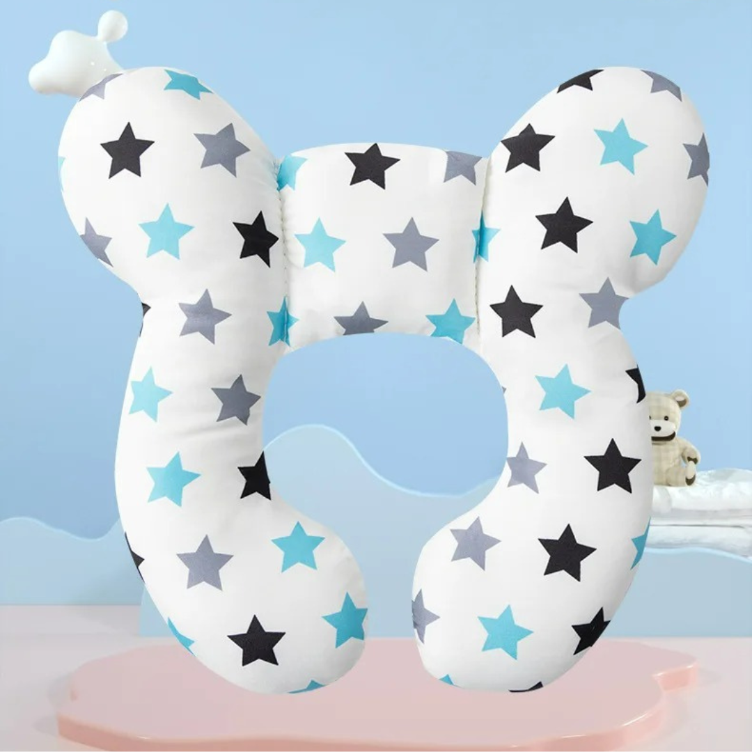 cale tete bebe étoile bleu - Coussin de protection