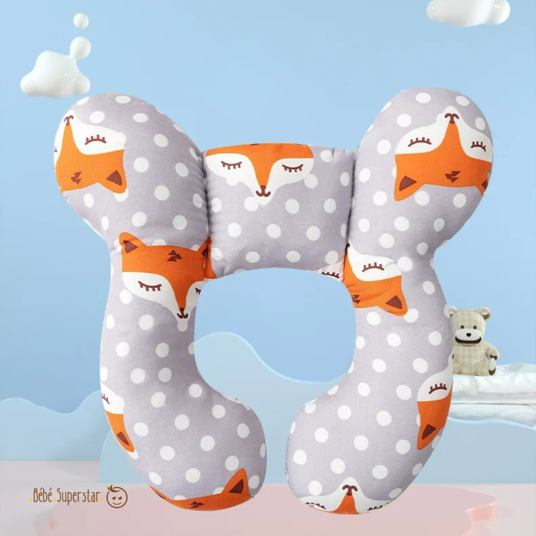 cale tete bebe motif renard