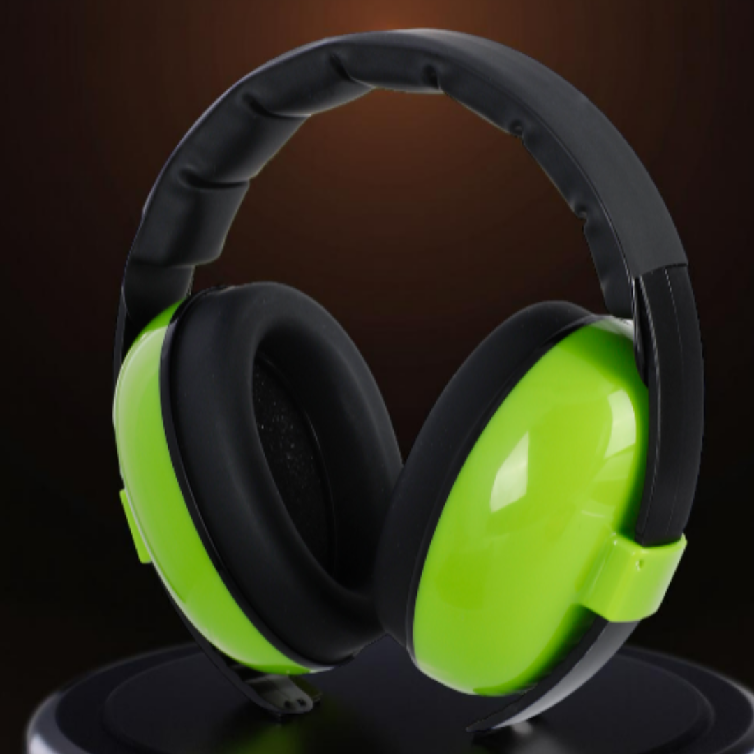 casque anti bruit vert