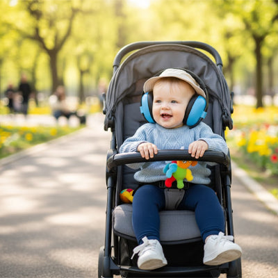 casque anti bruit bleu