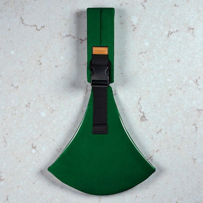 echarpe de portage verte