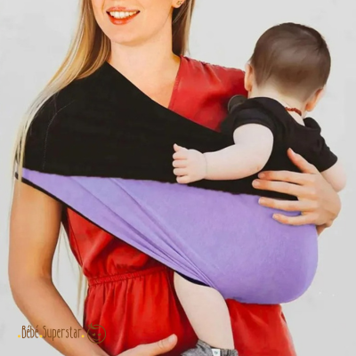 echarpe de portage bebe - bebe superstar
