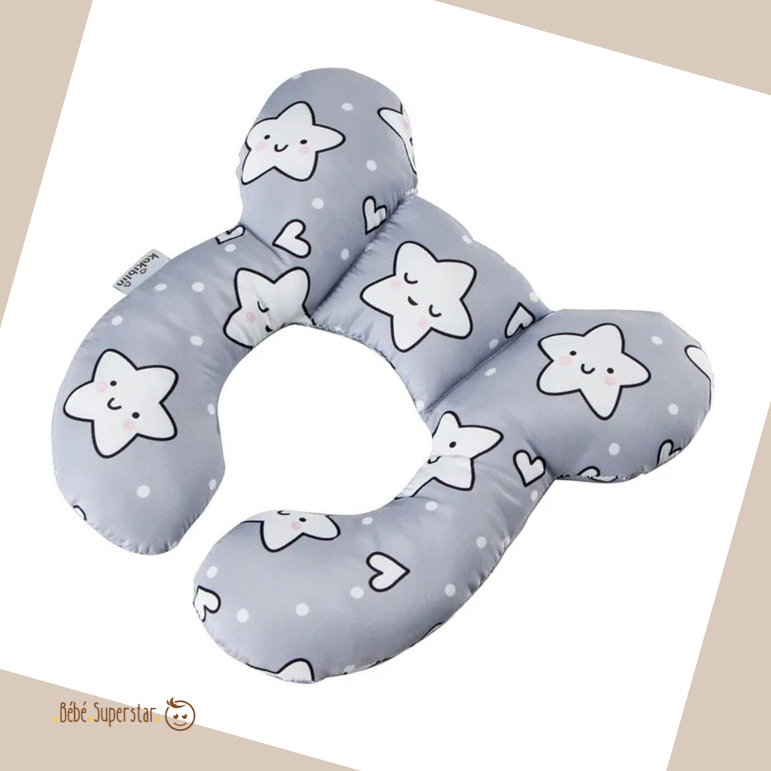 Oreiller de Protection pour Bébé motif Etoile grise bébé superstar