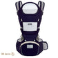 porte bebe ergonomique kangourou 2 en 1 bleu marine