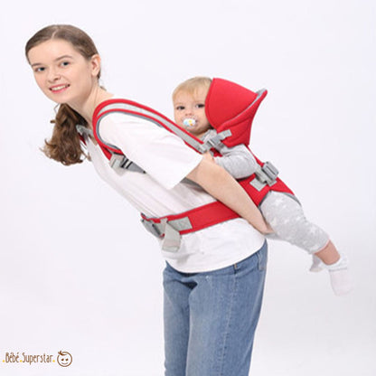 porte bébé ergonomique - position dos