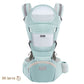 porte bebe ergonomique kangourou 2 en 1 vert

