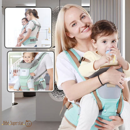 porte bebe physiologique kangourou 2 en 1