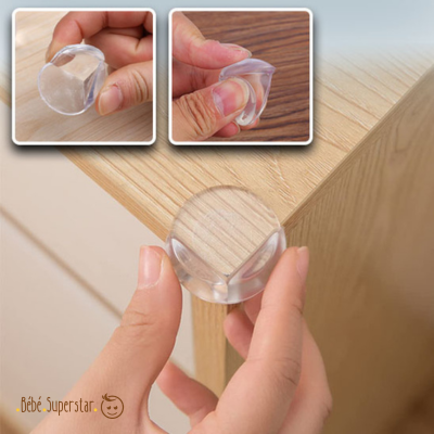 protection coin de table en forme rond