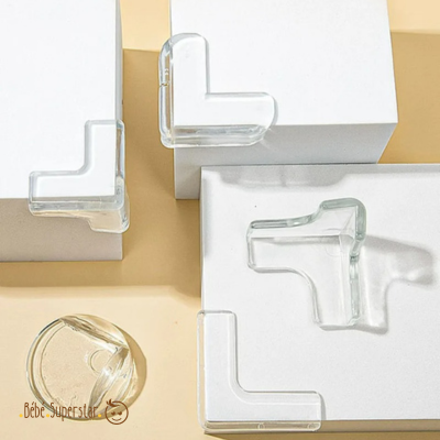 protection coin de table en forme L rond ou T
