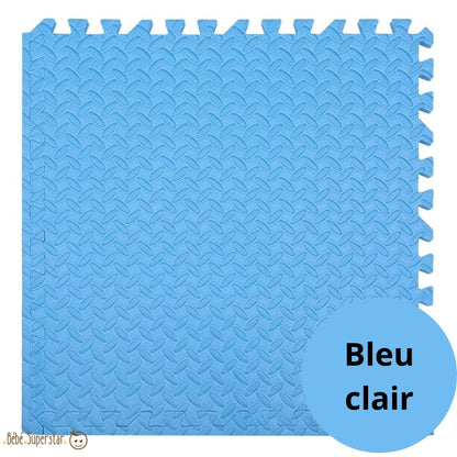 tapis de sol pour bébé bleu
