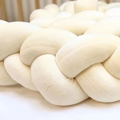 tresse de lit couleur blanc
